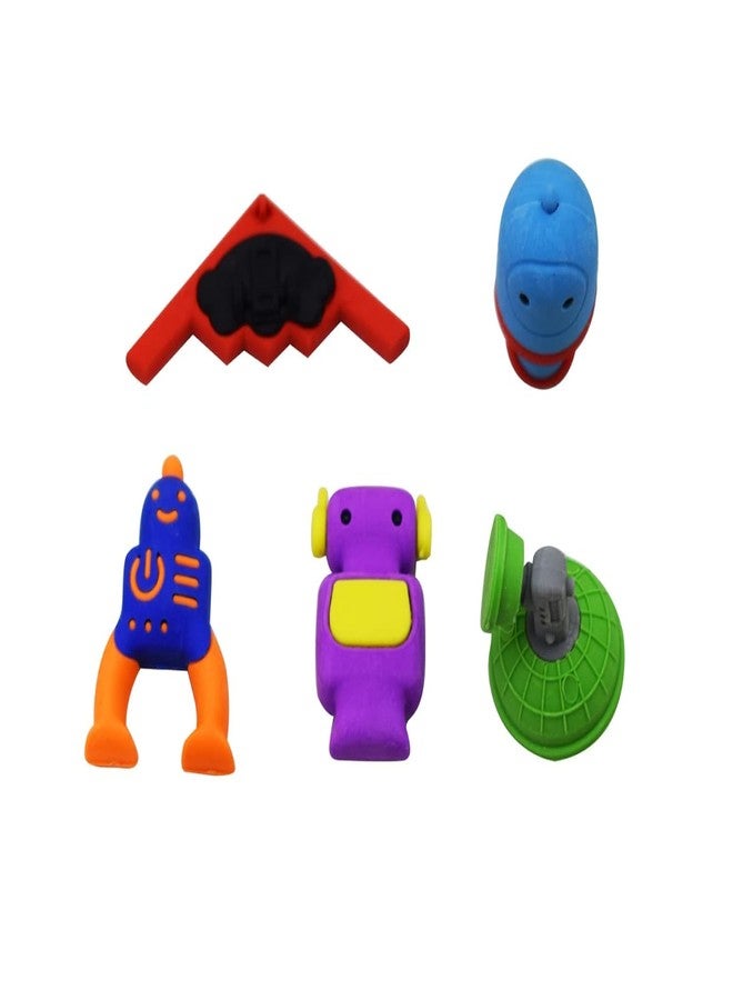 Asera ممحاة أسيرا الفضائية كهدية عيد ميلاد للأطفال (عبوة من 12 قطعة) - Image 4